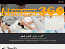 Tablet Screenshot of mantraa360.com